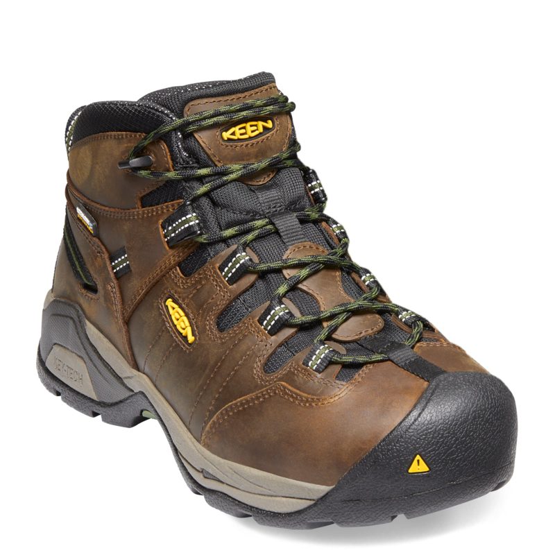 1020085 Mens Keen Detroit Xt Mid Steel Toe Waterproof Boot Brown