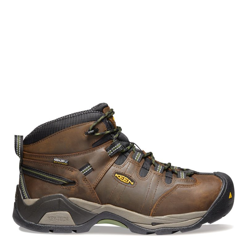 1020085 Mens Keen Detroit Xt Mid Steel Toe Waterproof Boot Brown 1