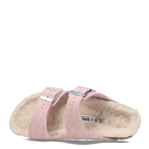 1021 156 N Womens Birkenstock Arizona Wool Felt Narrow Width Pink 5