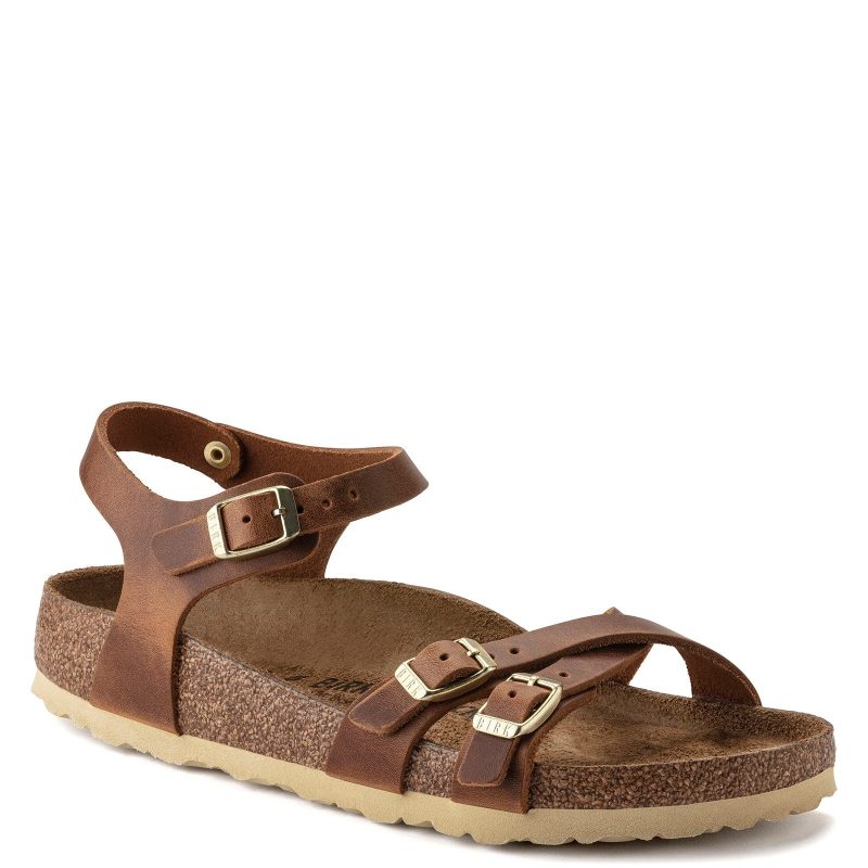 1021 509 R Womens Birkenstock Kumba Sandal Regular Width Cognac