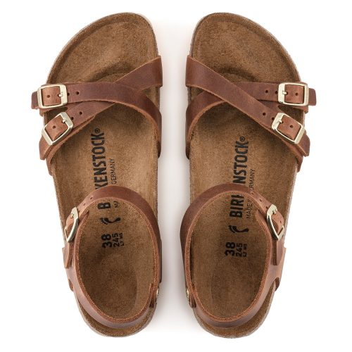 1021 509 R Womens Birkenstock Kumba Sandal Regular Width Cognac 2