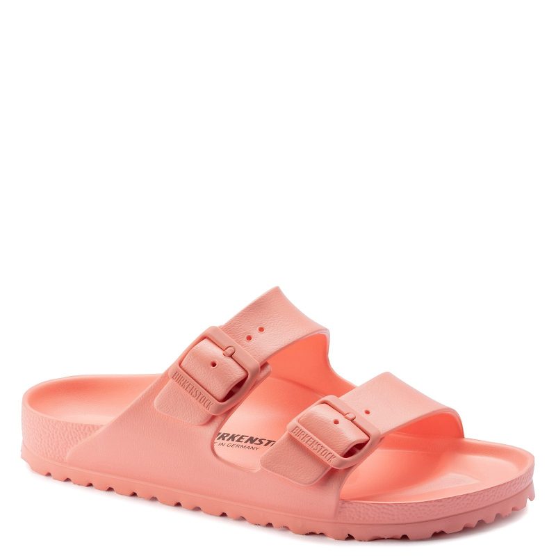 1022 511 N Womens Birkenstock Arizona Essentials Eva Slide Coral