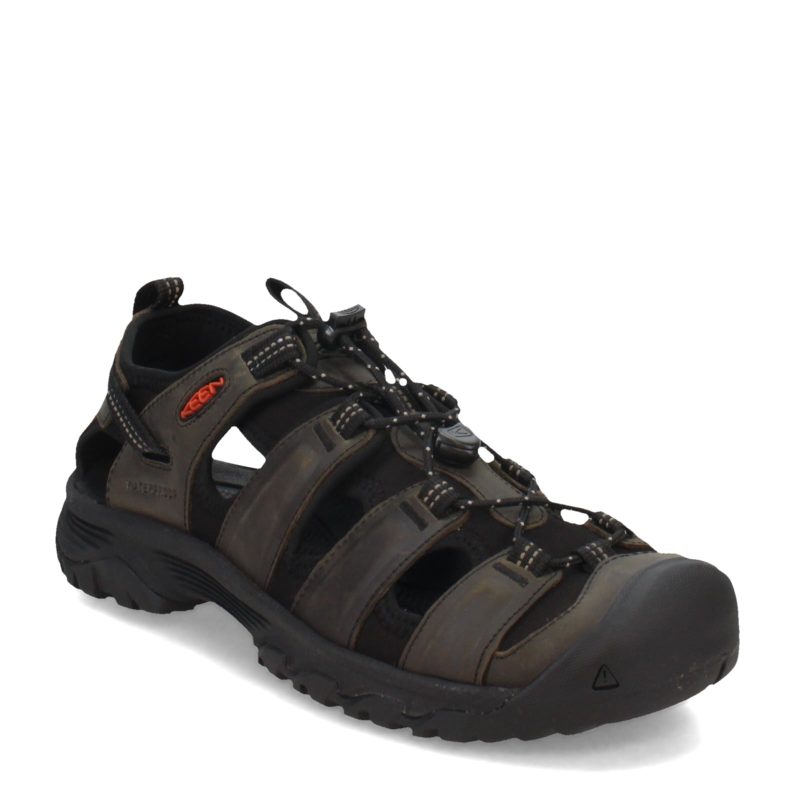 1022428 Mens Keen Targhee Iii Fisherman Sandal Grey Black