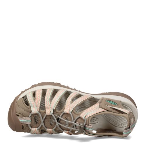 1022810 Womens Keen Whisper Sandal Taupe Coral 5