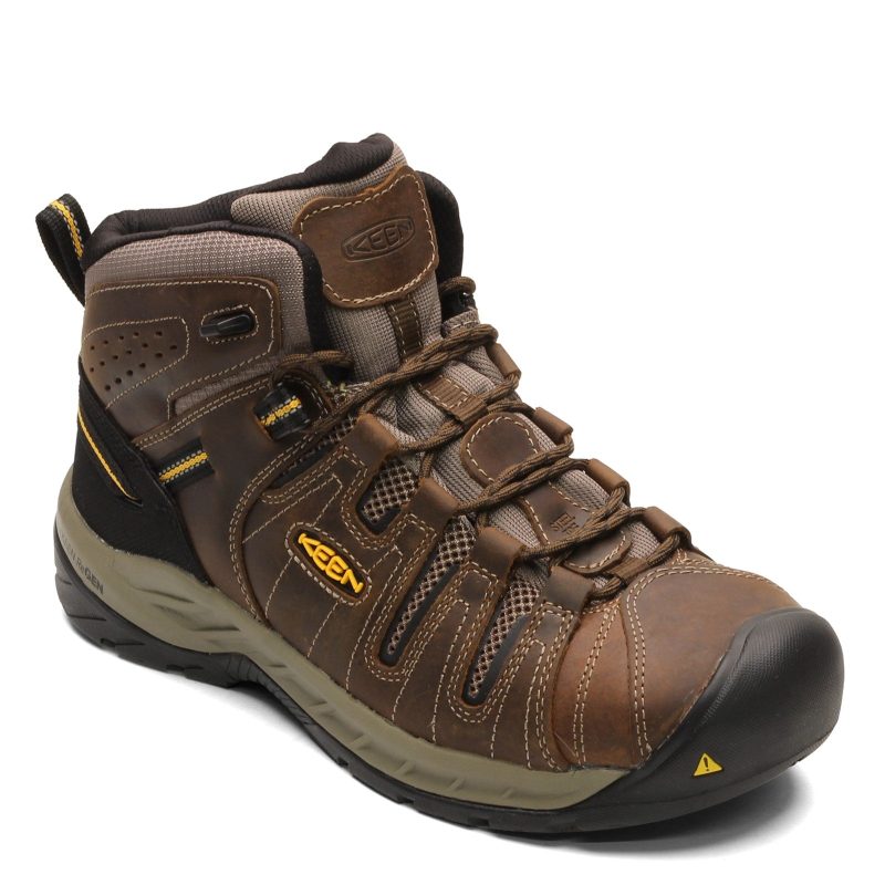 1023228 Mens Keen Flint Ii Mid Work Boot Brown