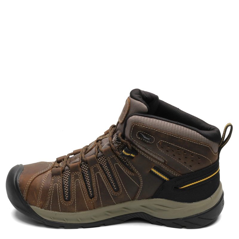 1023228 Mens Keen Flint Ii Mid Work Boot Brown 3