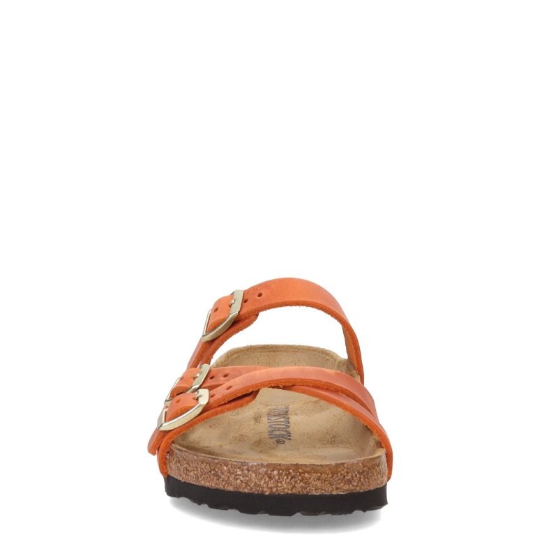 1026 602 R Womens Birkenstock Franca Sandal Regular Fit Burnt Orange 2