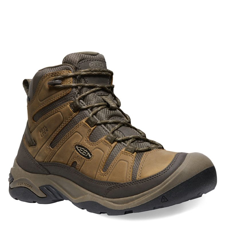 1026841 Mens Keen Circadia Mid Waterproof Hiking Boot Wide Width Bison 5f5baba6 1f24 4820 a98a d22e6a7bd911