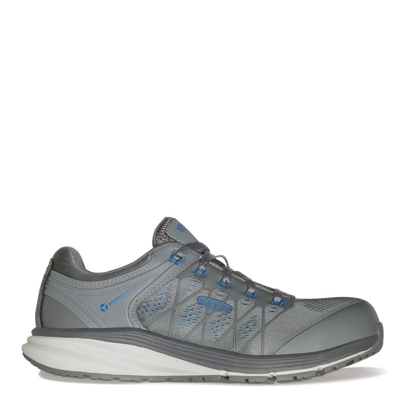 1026887 Mens Keen Utility Vista Energy Ct Waterproof Work Shoe Steel Grey Baleine Blue 1