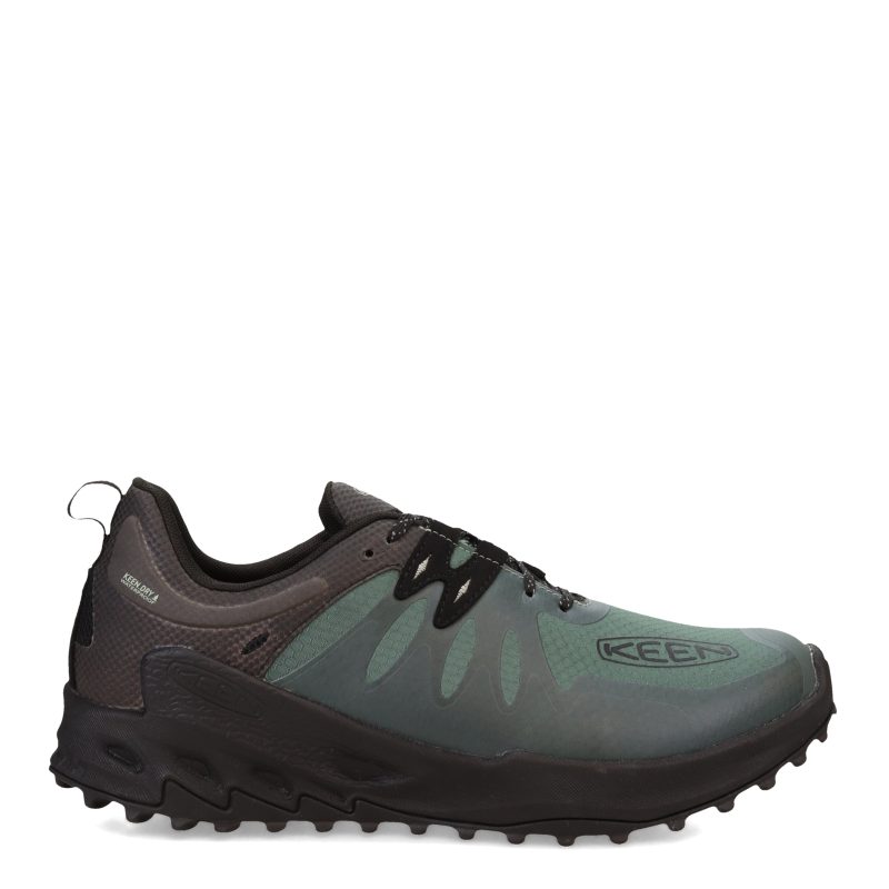 1028182 Mens Keen Zionic Hiking Shoe Green Black White 1