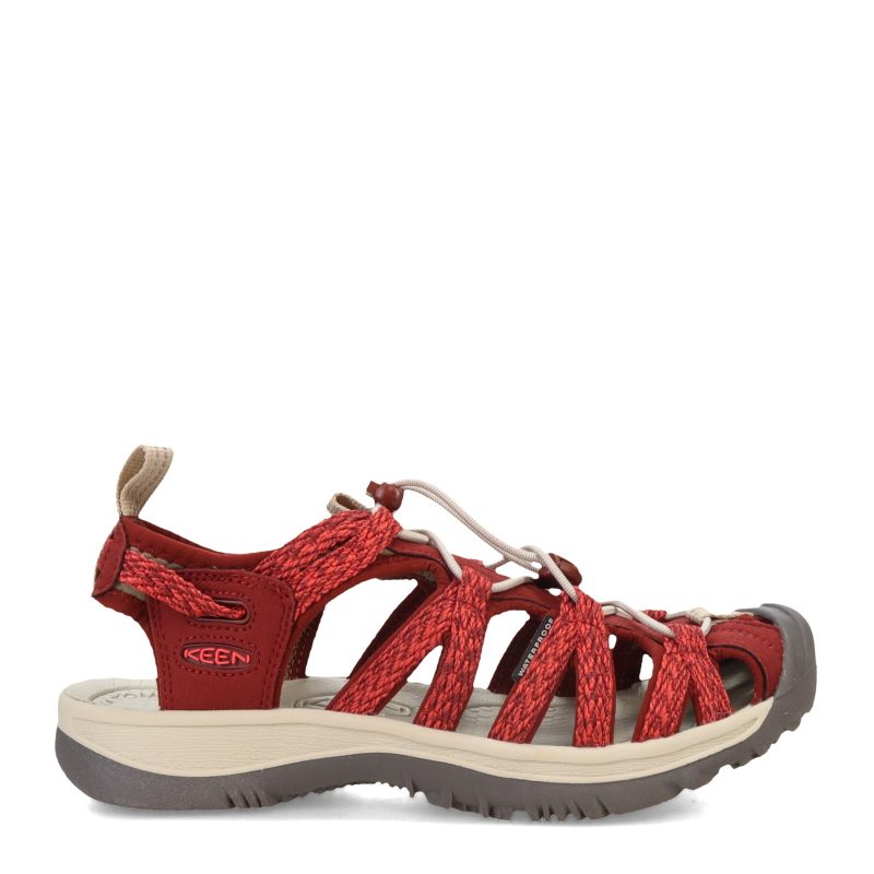 1028817 Womens Keen Whisper Sandal Cayenne Fired Brick 1