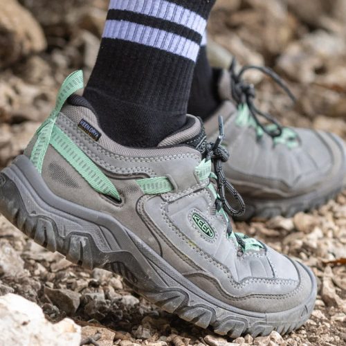 1028992 Womens Keen Targhee Iv Waterproof Hiking Shoe Alloy Granite Green 2