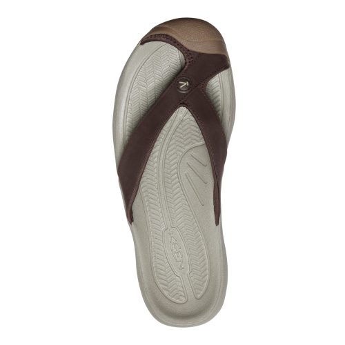 1029128 Mens Keen Waimea Pcl Sandal Java Plaza Taupe 5