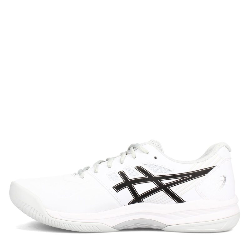 1041 A192101 Mens Asics Gel Game 8 Tennis Shoe White Black 3