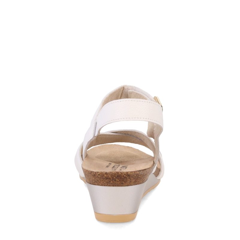 104121 H63 Womens Naot Throne Sandal White 4