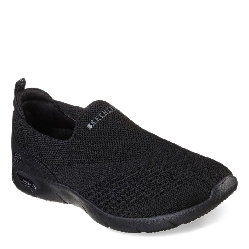 104164W BBK Womens Skechers Womens Active Black