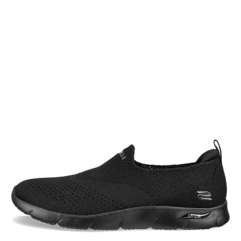 104164W BBK Womens Skechers Womens Active Black 2