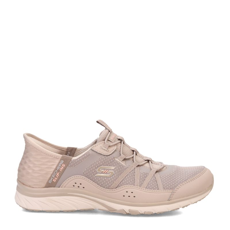 104288 TPE Womens Skechers Slip Ins Gratis Sport Awe Inspiring Sneaker Taupe 1 79c30822 9821 4713 984e 0f52f7831d68