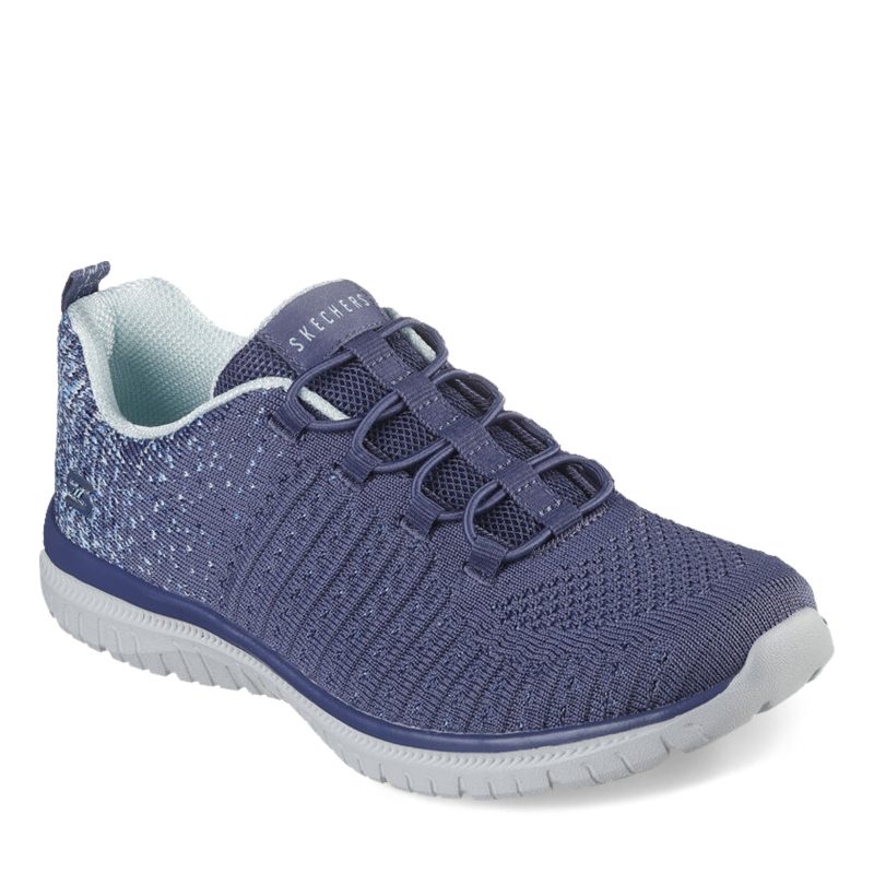 104411 SLT Womens Skechers Virtue Sneaker Blue