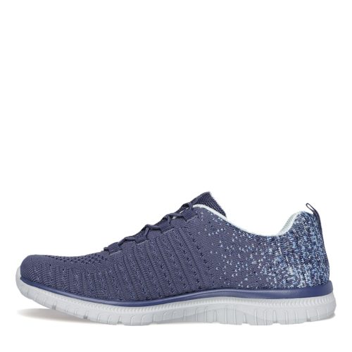 104411 SLT Womens Skechers Virtue Sneaker Blue 2