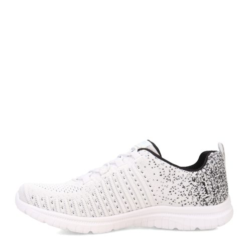 104411 WBK Womens Skechers Womens Active White Black 3