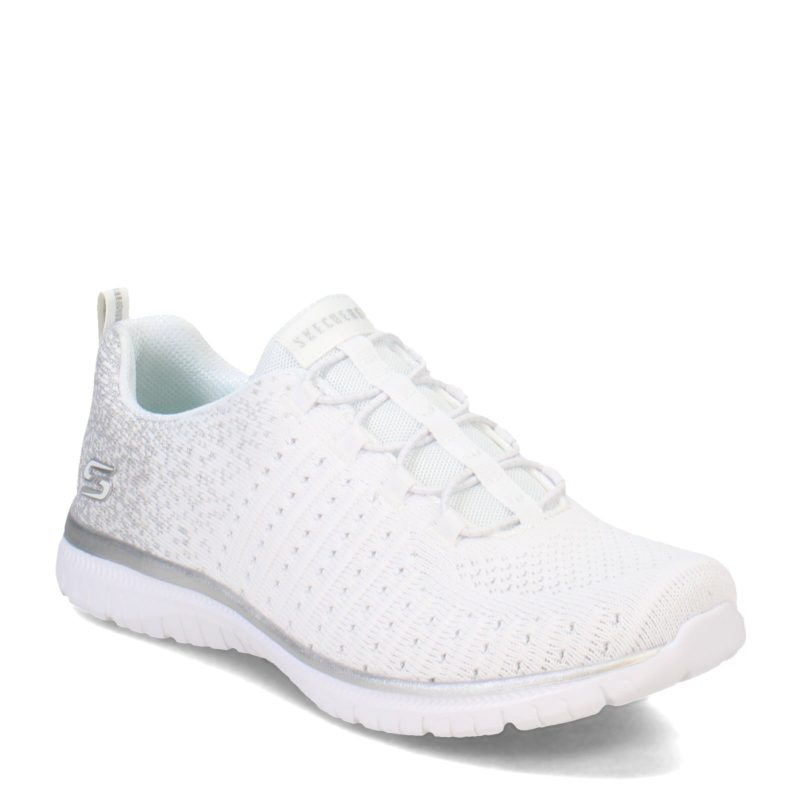 104424 WSL Womens Skechers Virtue Lucent Sneaker White