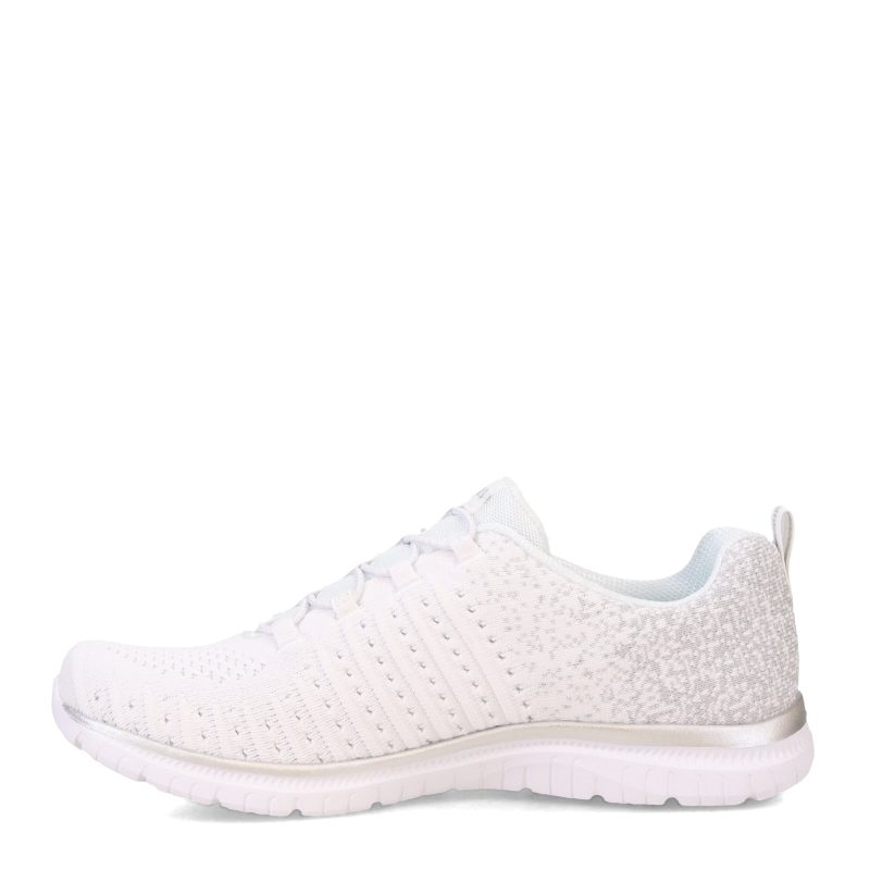 104424 WSL Womens Skechers Virtue Lucent Sneaker White 3