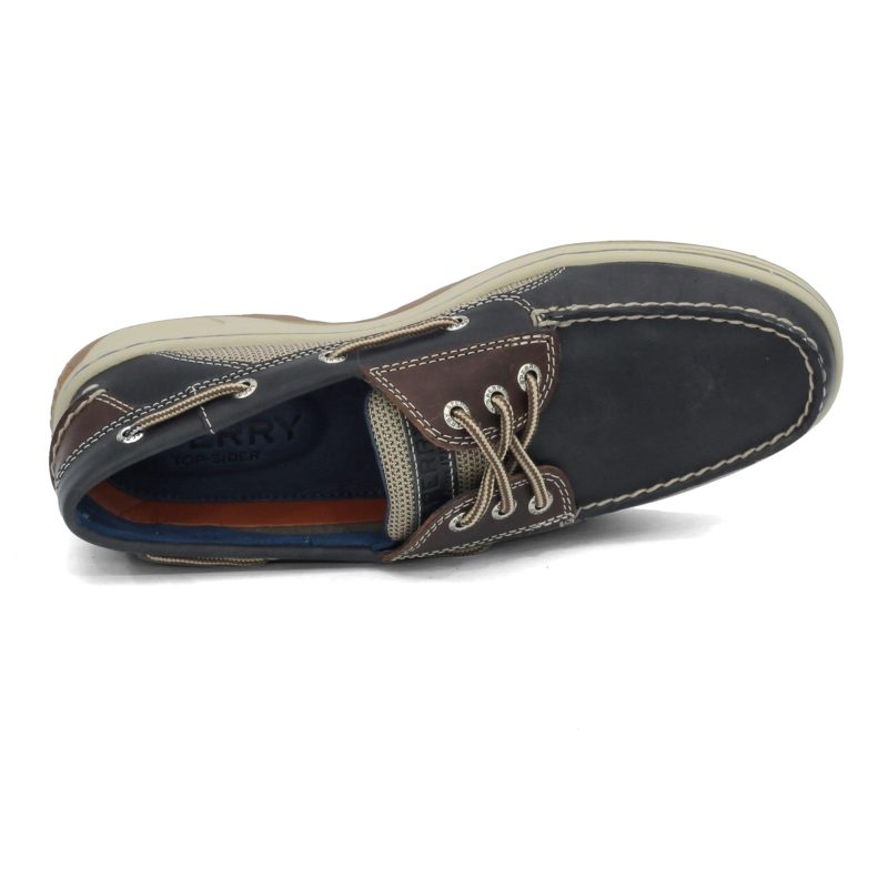 1048826 Mens Sperry Billfish Ultralite 3 Eye Boat Shoe Navy Brown 5