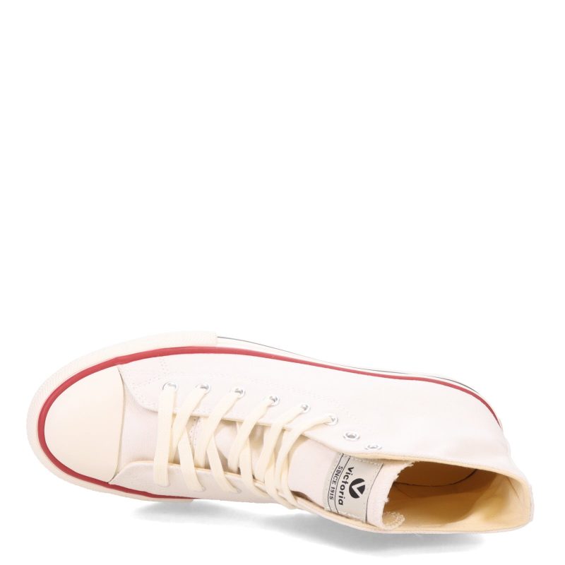 1061121 BLANCO Womens Victoria Tribu Doble Lona Sneaker Blanco 5