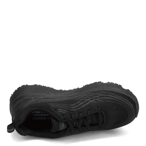 108016 W Blk Womens Skechers Max Cushioning Elite Sr Work Shoe Wide Width Black 5