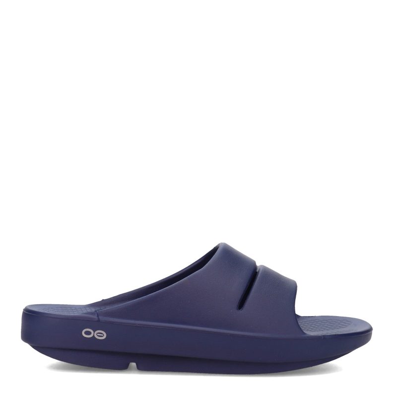 1100 NAVY Oofas O Oahh Unisex Slide Sandal Navy 1