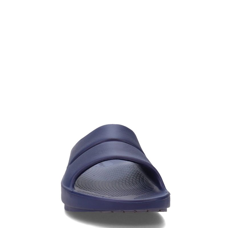 1100 NAVY Oofas O Oahh Unisex Slide Sandal Navy 2