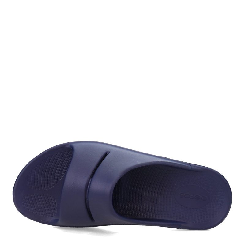 1100 NAVY Oofas O Oahh Unisex Slide Sandal Navy 5