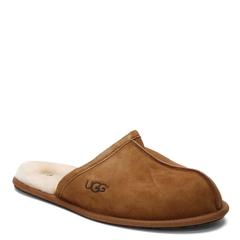 1101111 Che Mens Ugg Scuff Slipper Chestnut