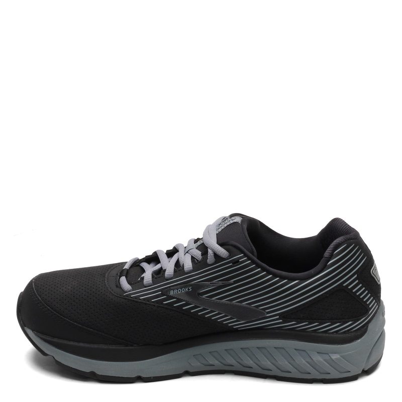 110319 4 E 083 Mens Brooks Addiction Walking Shoe Extra Wide Width Black 3