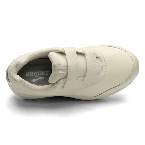 110320 4 E 142 Mens Brooks Addiction Walker V Strap 2 Walking Shoe Extra Wide Width White 5