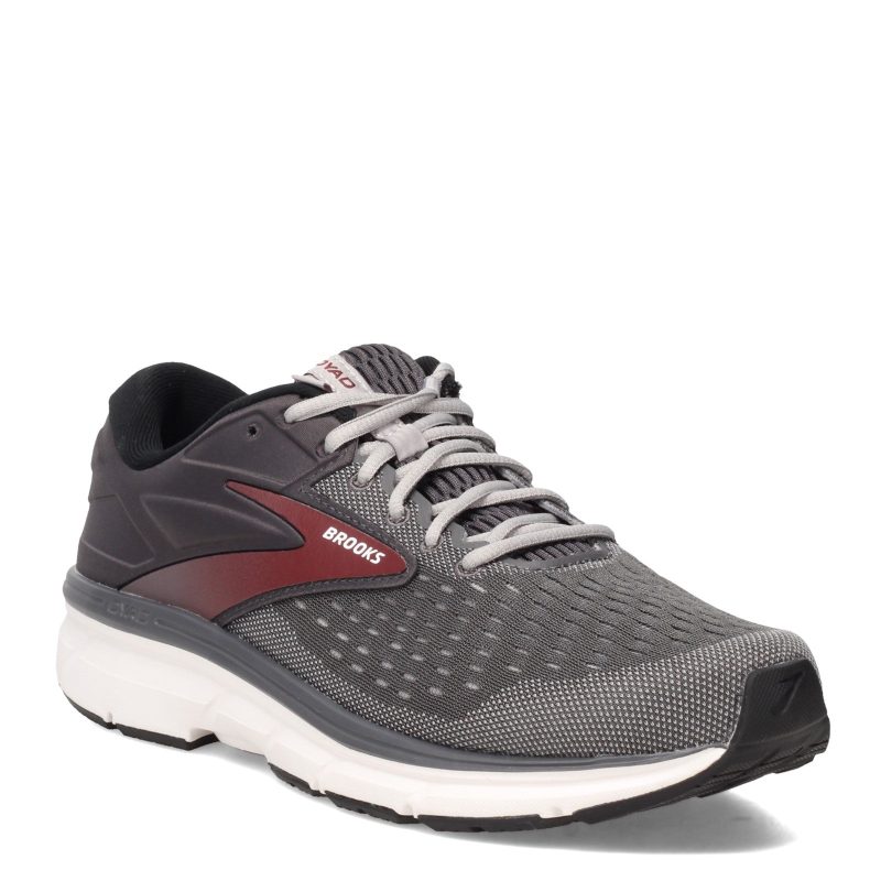 110323 2 E 031 Mens Brooks Dyad 11 Running Shoe Wide Width Pearl Red