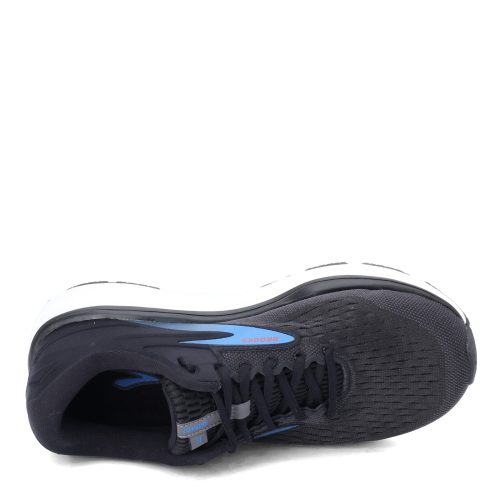 110323 2 E 064 Mens Brooks Dyad 11 Running Shoe Wide Width Black Blue 5