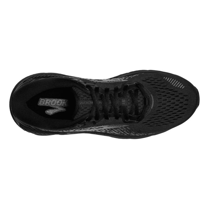 110365 4 E 020 Mens Brooks Addiction Gts 15 Running Shoe Extra Wide Width Black Ebony 3