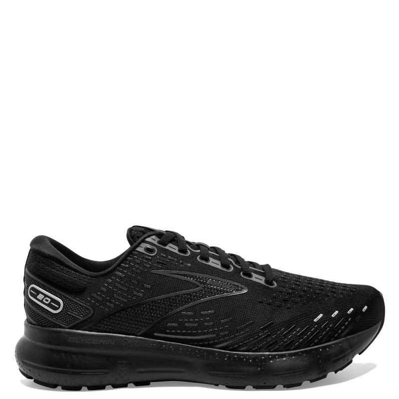 110382 1D 020 Mens Brooks Glycerin 20 Running Shoe Black 1 301d25cd cd06 4ea0 a738 e700d96dd8e3