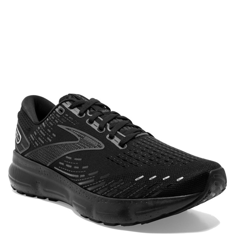 110382 1D 020 Mens Brooks Glycerin 20 Running Shoe Black 235538b0 5672 4d7a 822e 9101fdf7d3c1