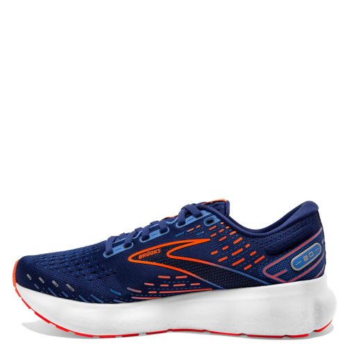 110382 1D 444 Mens Brooks Glycerin 20 Running Shoe Blue Orange 2 ff1dd4b6 d140 45ab bf4d b16141309531