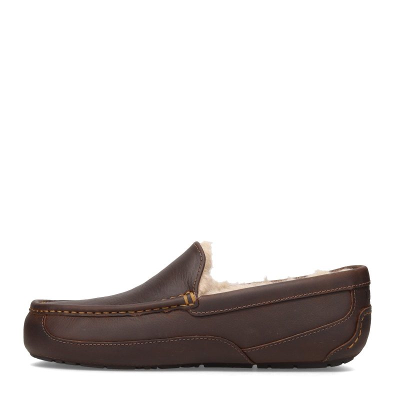 1103889 Tan Mens Ugg Ascot Slipper Tan 3