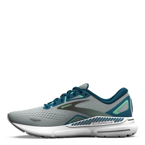 110391 1D 427 Mens Brooks Adrenaline Gts 23 Running Shoe Grey Blue Mix 2