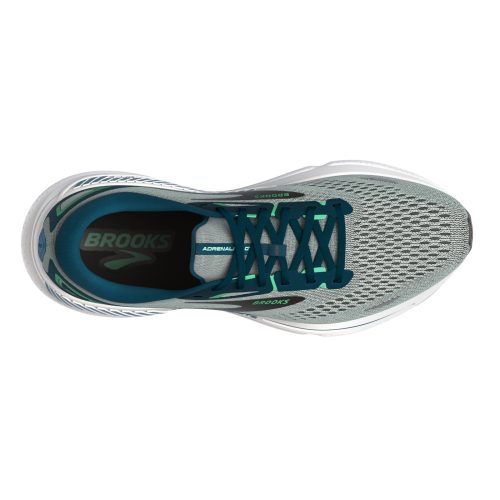 110391 1D 427 Mens Brooks Adrenaline Gts 23 Running Shoe Grey Blue Mix 4