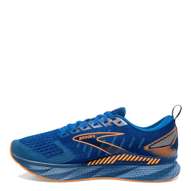 110396 1D 405 Mens Brooks Levitate Gts 6 Running Shoe Blue Orange 2