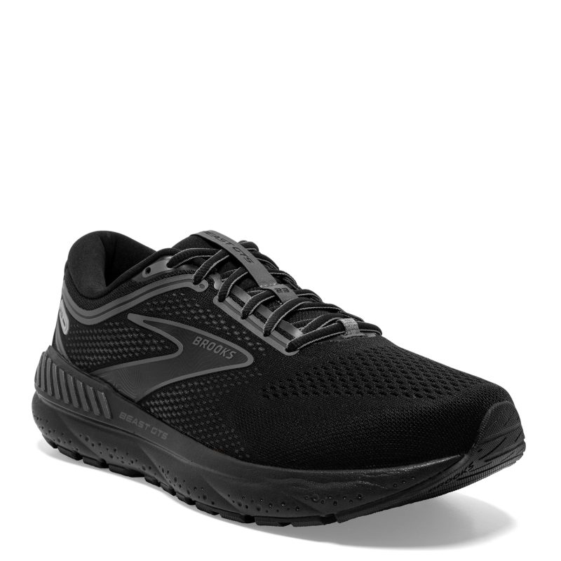 110401 2E 041 Mens Brooks Beast Gts 23 Running Shoe Wide Width Black Black