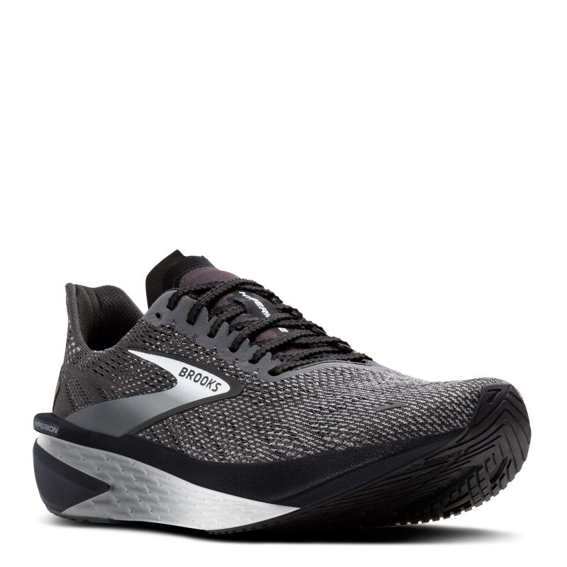 110432 1D 058 Mens Brooks Hyperion 2 Running Shoe Black Ebony Primer Grey bc5407b5 7695 4442 9e9c 9457df2458ef