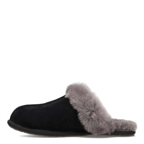 1106872 Bcgr Womens Ugg Scuffette Ii Slipper Black Gray 3