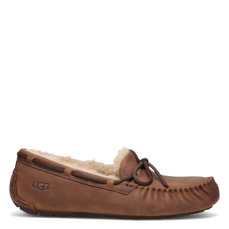 1112441 Tan Mens Ugg Olsen Slippers Tan Leather 1